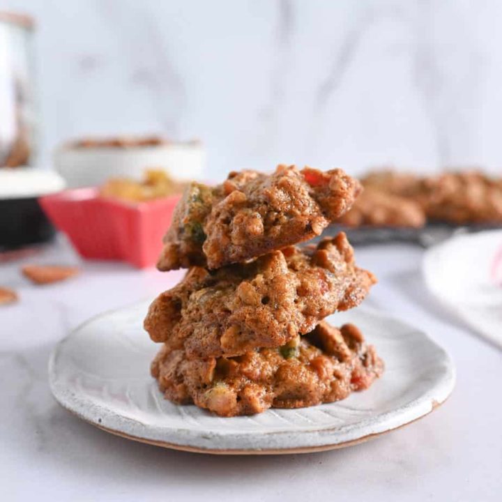 Fruitcake Cookies: Chewy, fruity spice cookies | Stephie Cooks