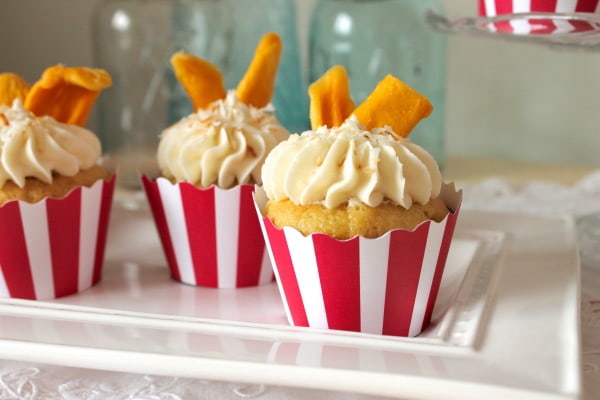 Coconut Mango Cupcakes