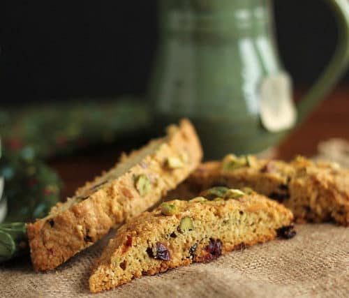 Cranberry Pistachio Biscotti