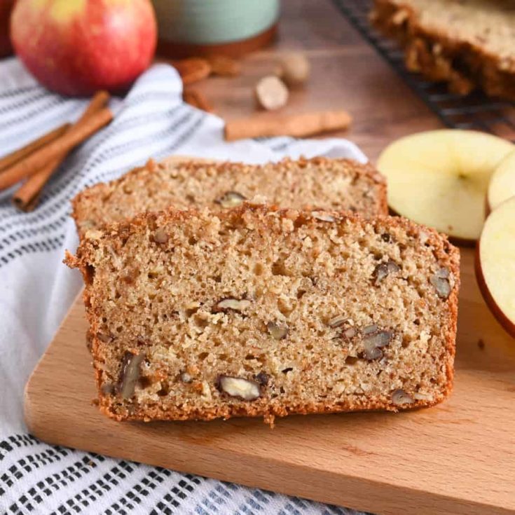 Applesauce Bread - Easy Quick-Bread Recipe | Stephie Cooks